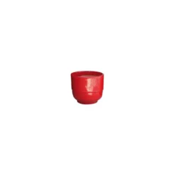 Vase Rebord coquelicot H 19 x Ø 21 cm