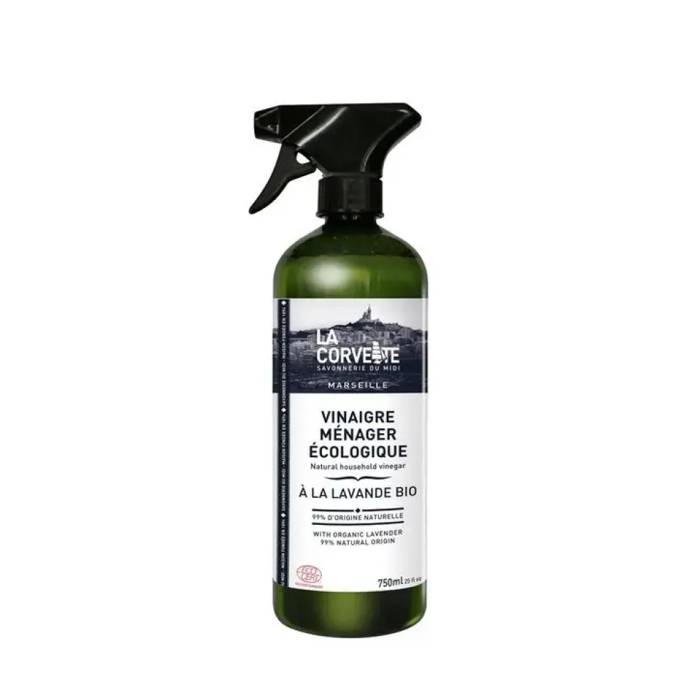 Vinaigre ménager écologique bio en spray La Corvette - 750 ml