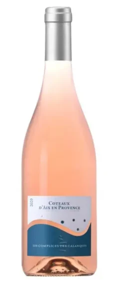 Vin rosé bio Coteaux d’Aix AOC Complices des Calanques - 75 cl