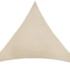 Voile d'ombrage triangulaire Rivage coloris beige - 3,6 x 3,6 m