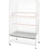 Volière Sumba blanche L 79 x l 52 x H 130 cm