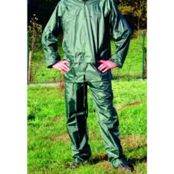 Vêtements de pluie et d’averse verts taille XXL